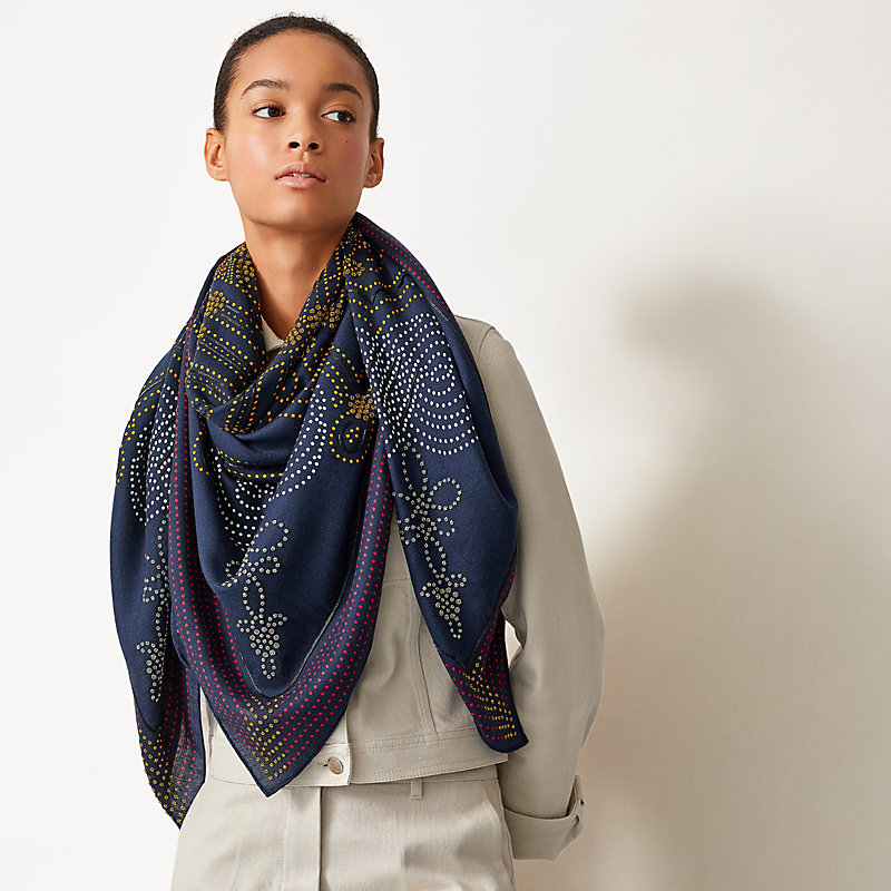 【きなこ】HERMES　Brandebourgs　額装品 HERMES BERLIN 2011 - BRANDEBOURG Special Issue Vintage Silk